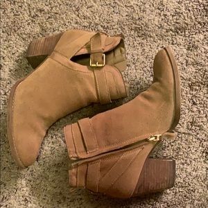 Sam Edelman Cognac Booties